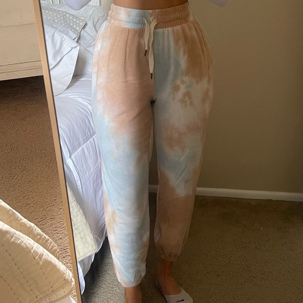 Urban Outfitters Out from Under Jenny Tie-dye Fleece Jogger Pants